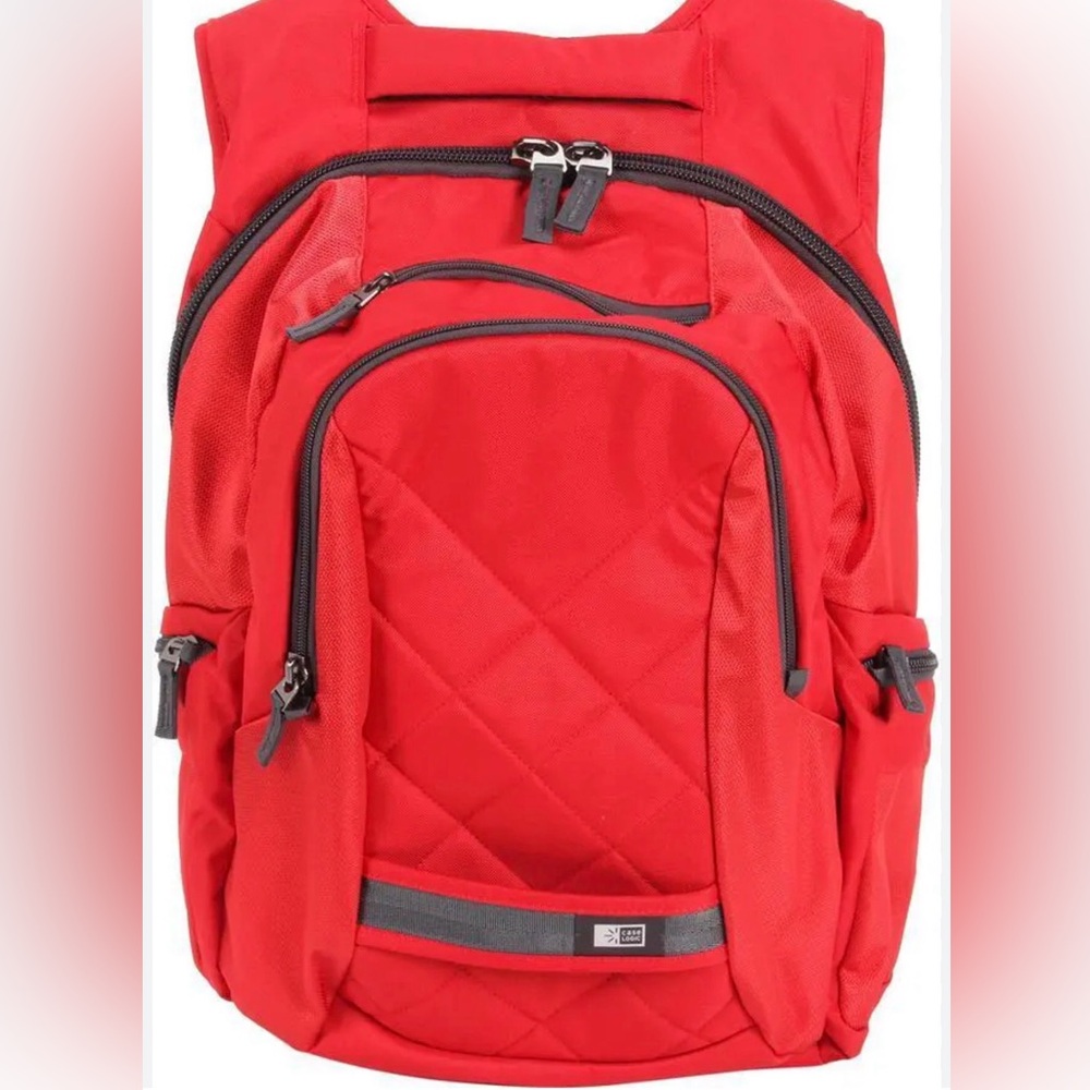 New Case Logic Red 16" Laptop Backpack bag NWOT - Picture 1 of 8